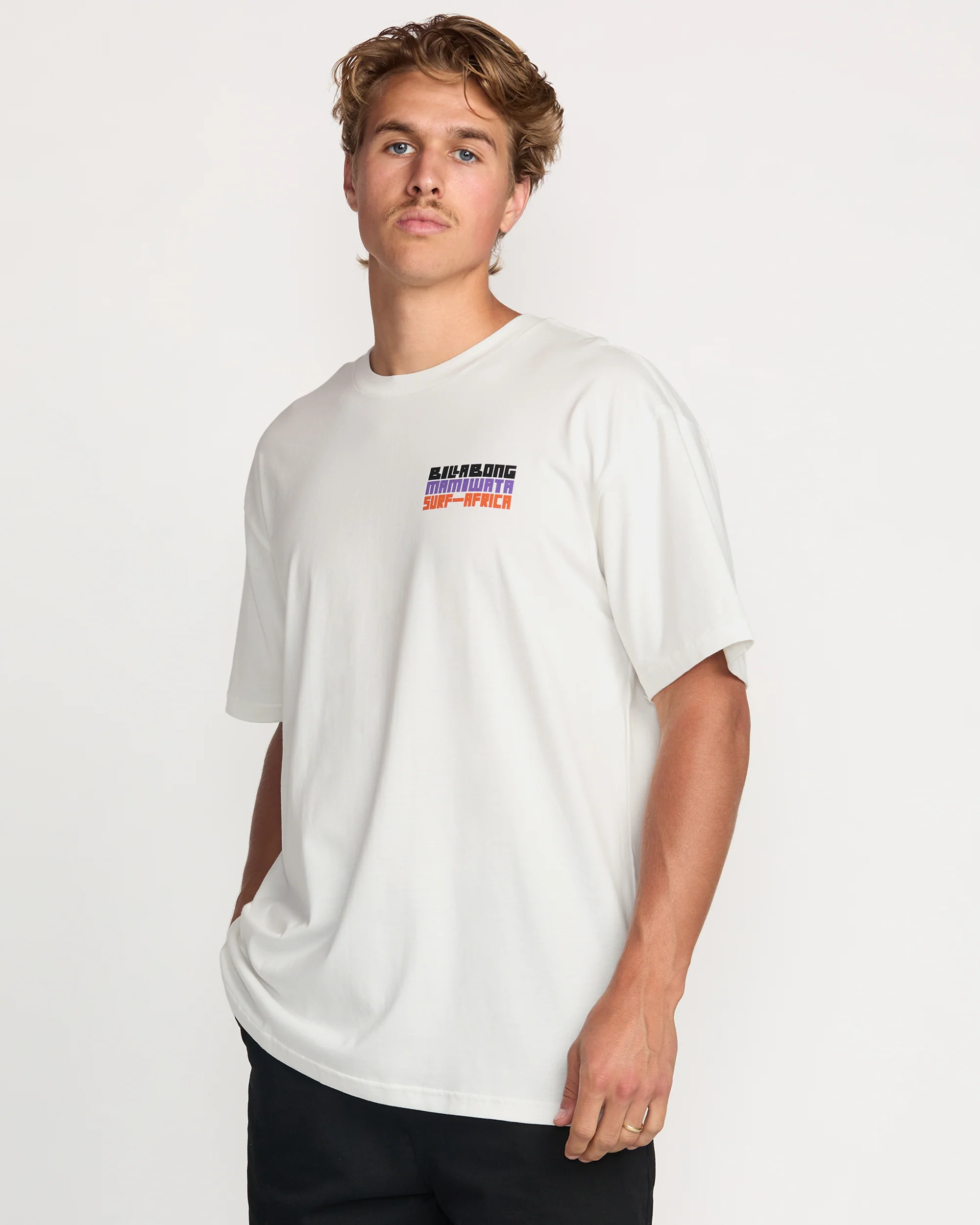 Billabong x Mami Wata Time Before Memory Regular Tee - Off White - Image 8