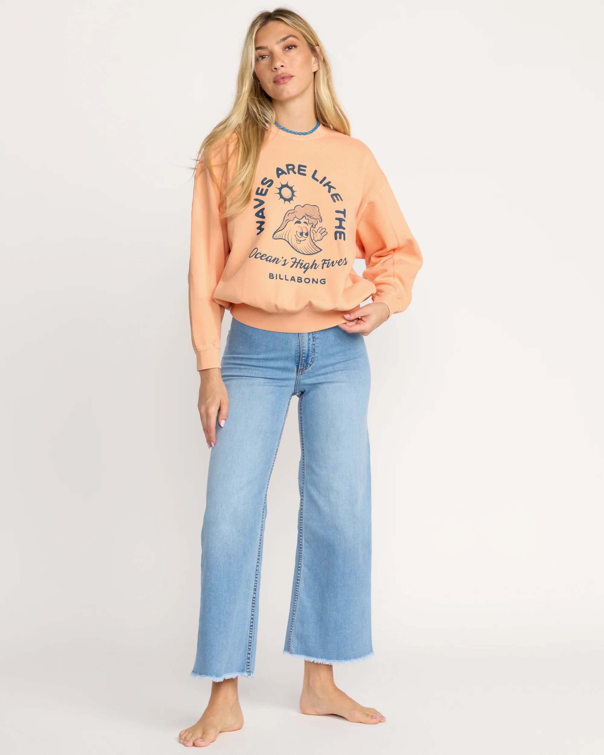 Time For Kendal Crewneck Sweatshirt - Sunstone - Image 3