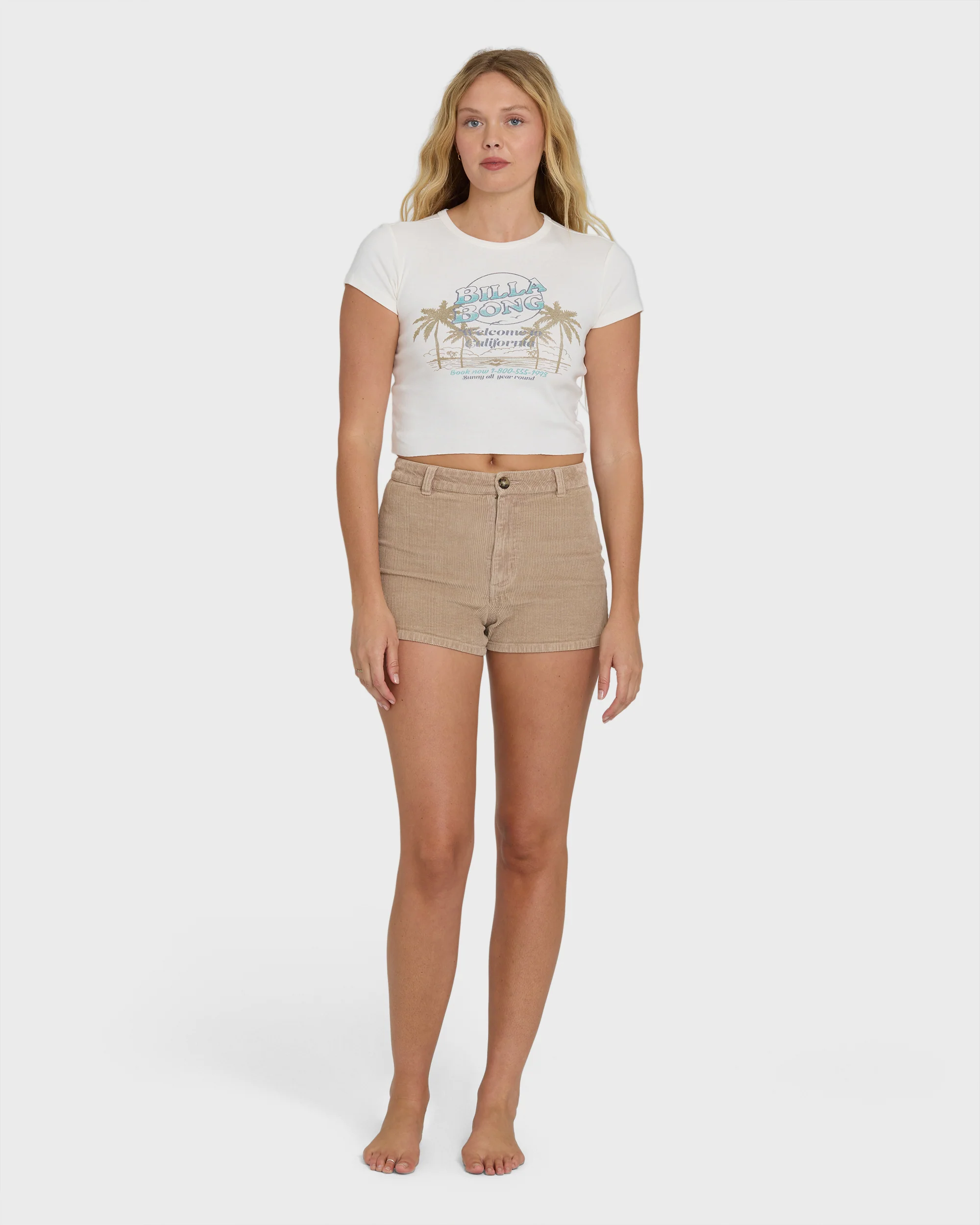 Tropics Sunset California Tee - Salt Crystal - Image 3