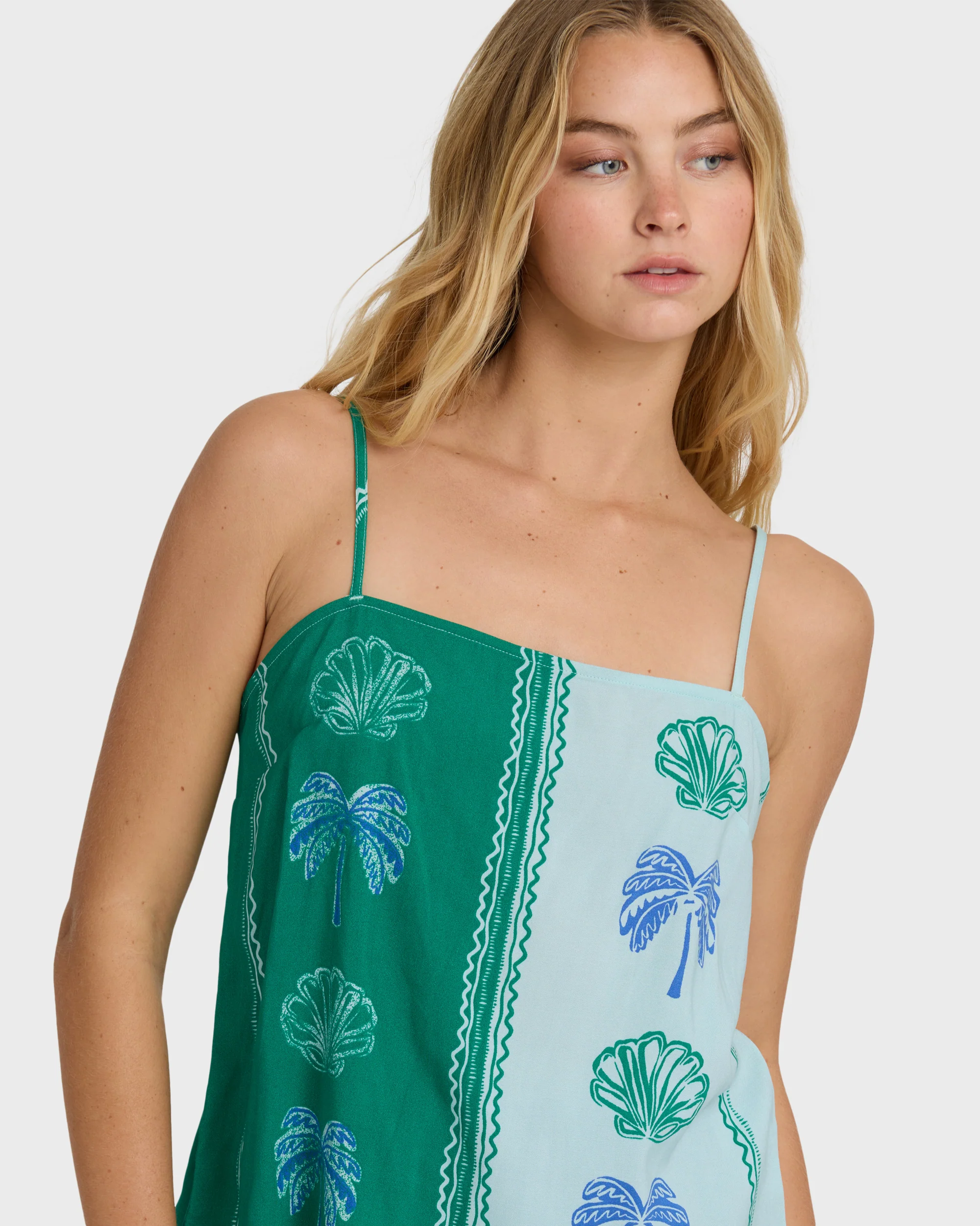 Vacay Dreams Woven Tank - Pool Blue - Image 3