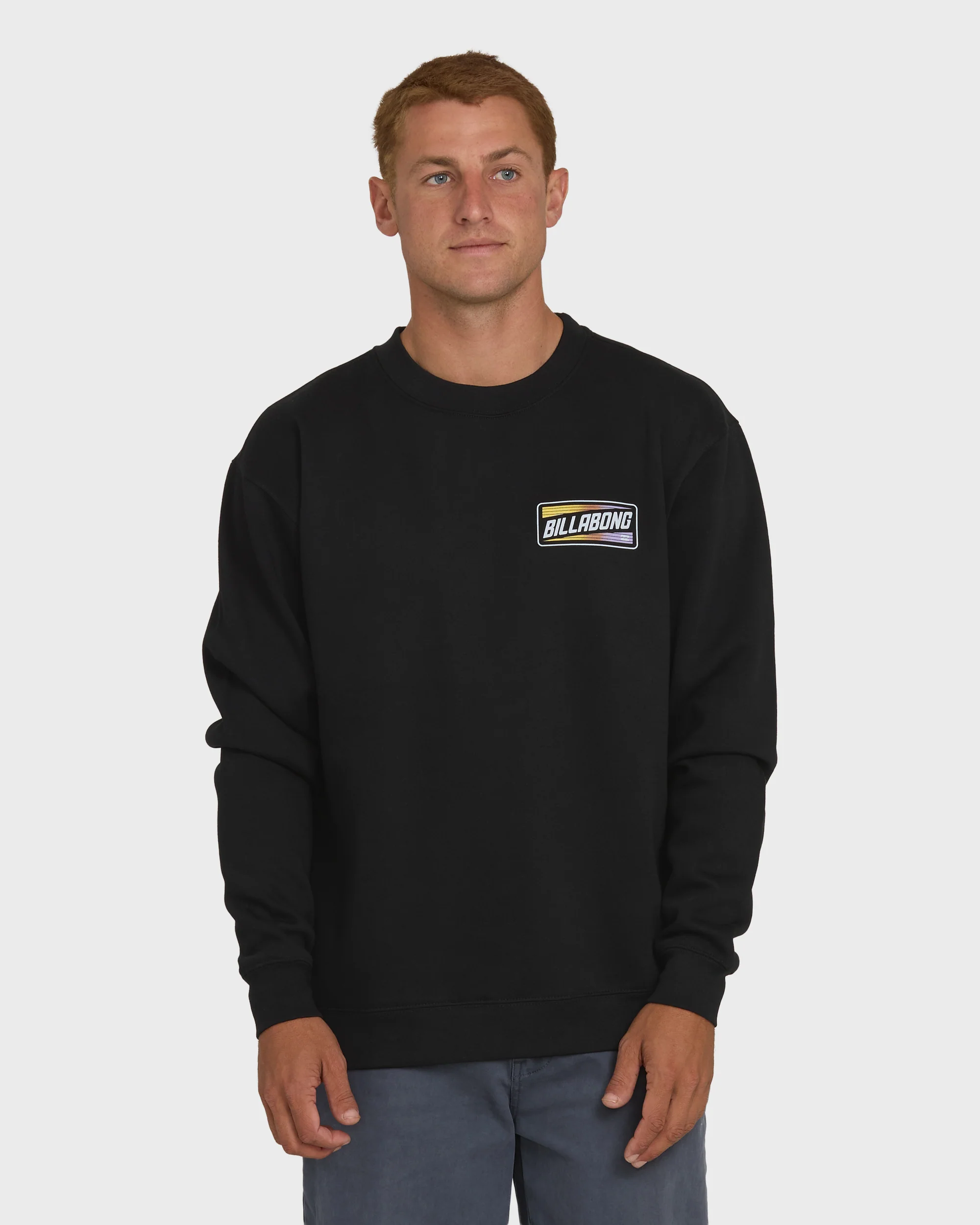 Walled Crewneck Sweatshirt - Black