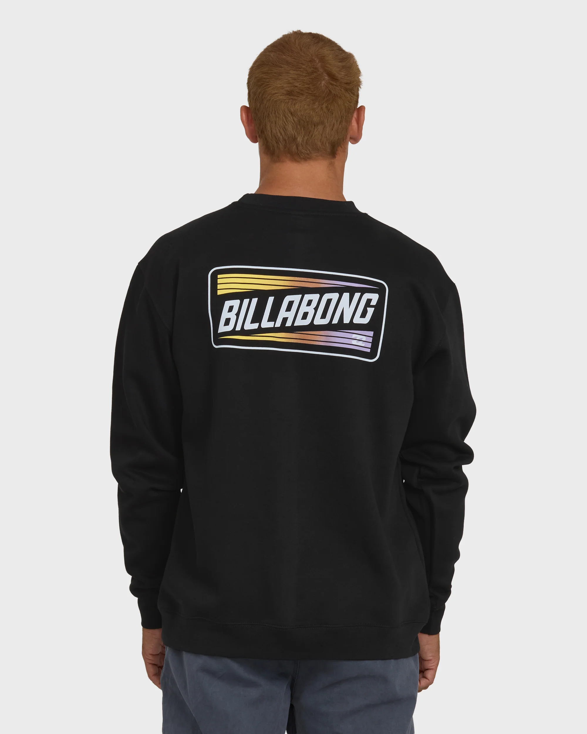 Walled Crewneck Sweatshirt - Black - Image 2
