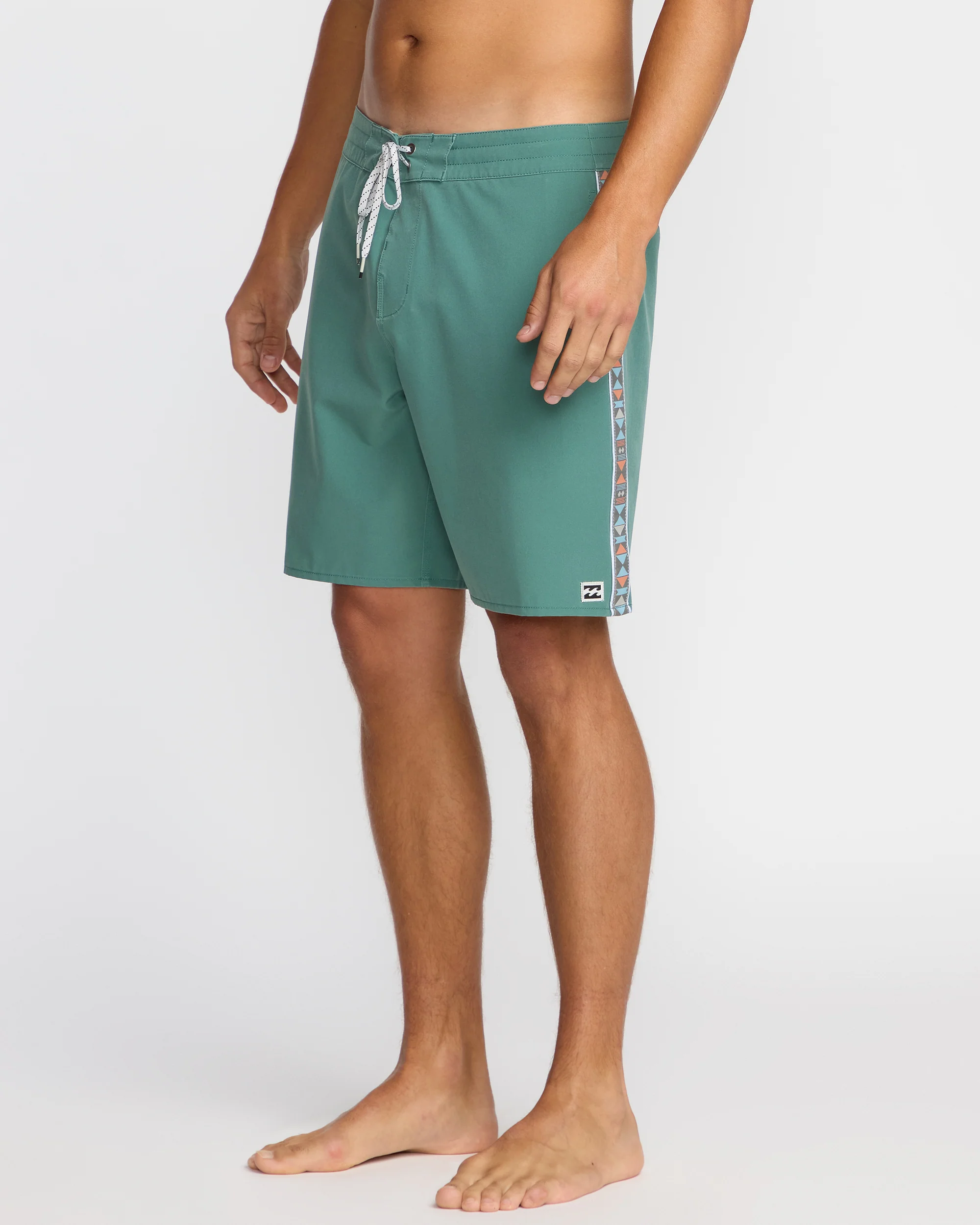Wategos Lo Tide 19" Boardshorts - Sage Green - Image 4
