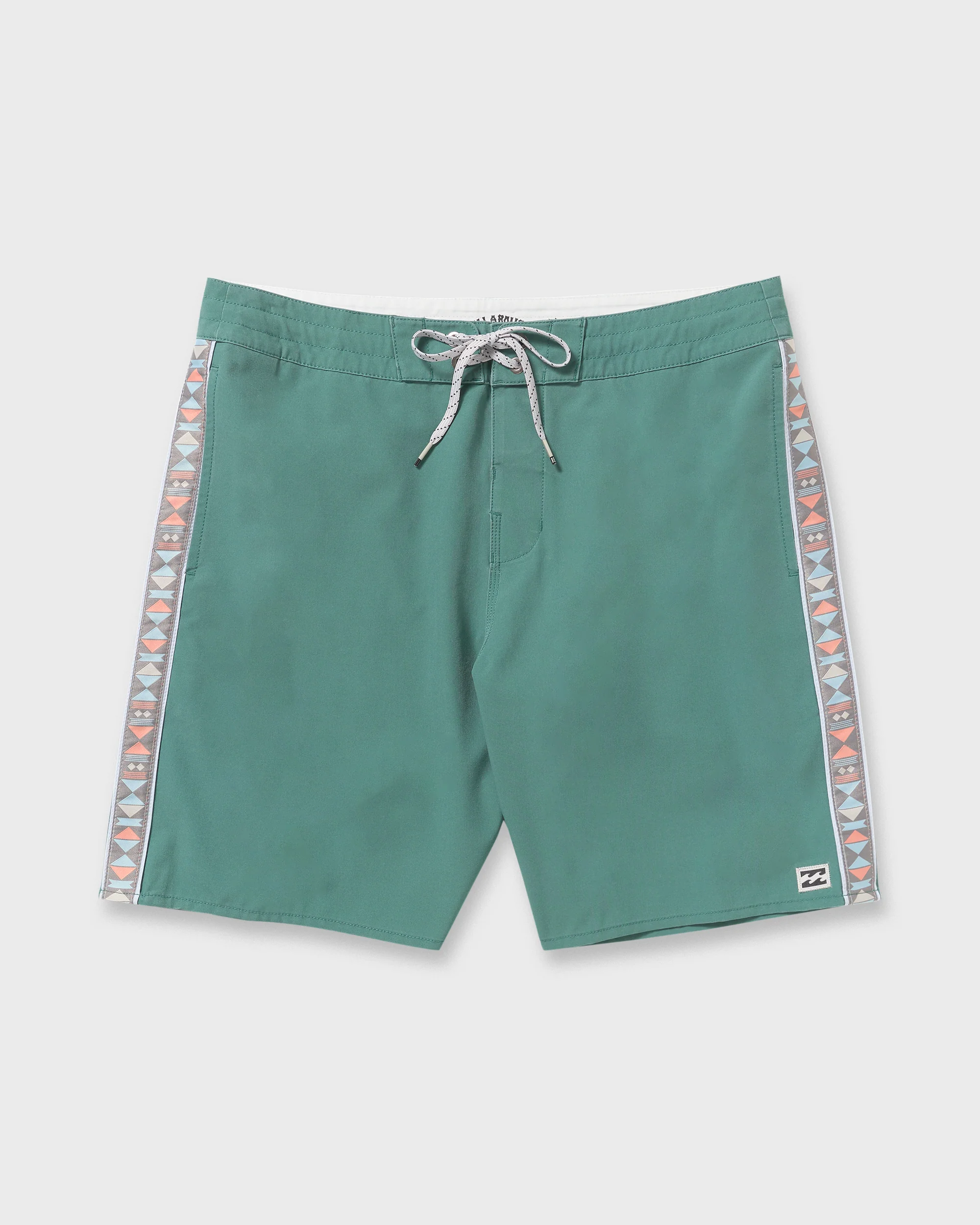 Wategos Lo Tide 19" Boardshorts - Sage Green - Image 8