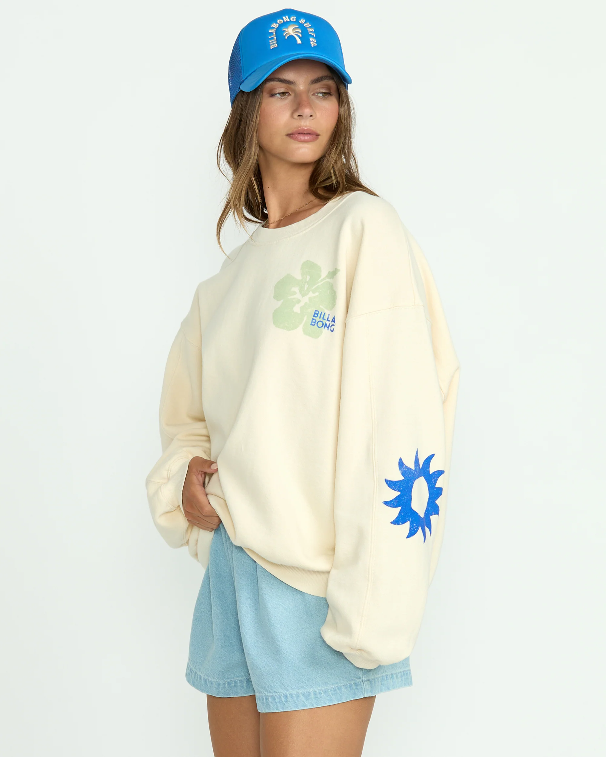 Water Signs Kendal Crewneck Sweatshirt - Whitecap - Image 6