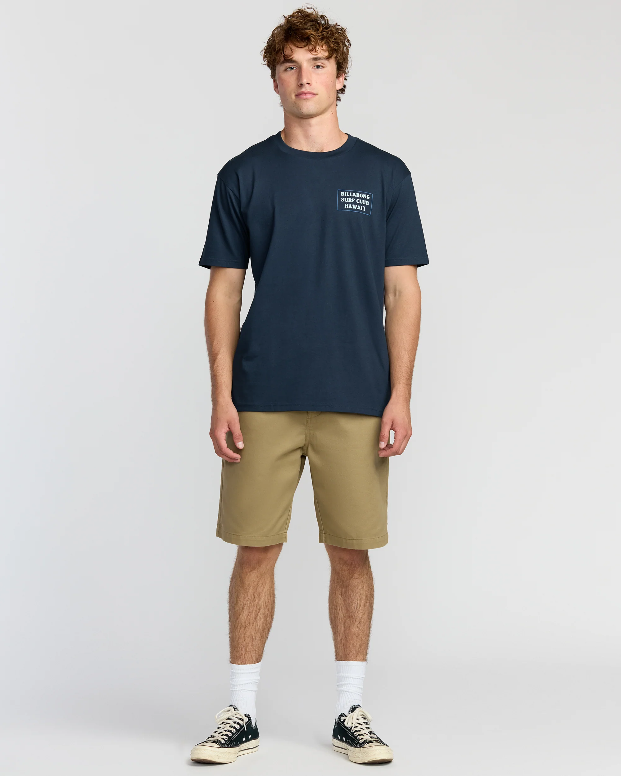 Wave Hi Premium Short Sleeve T-Shirt - Navy - Image 3