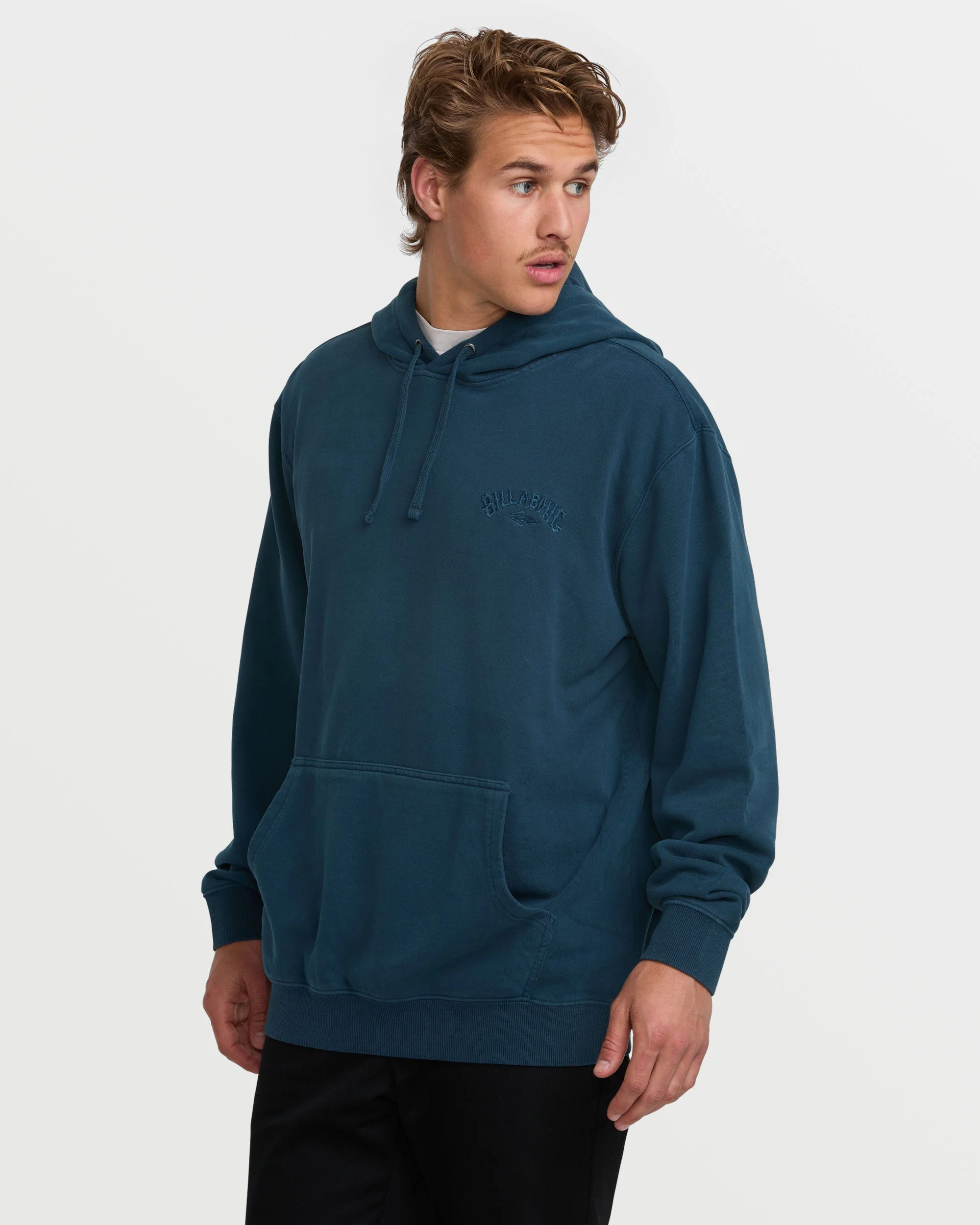 Wave Washed Pullover Sweatshirt - Midnight - Image 4
