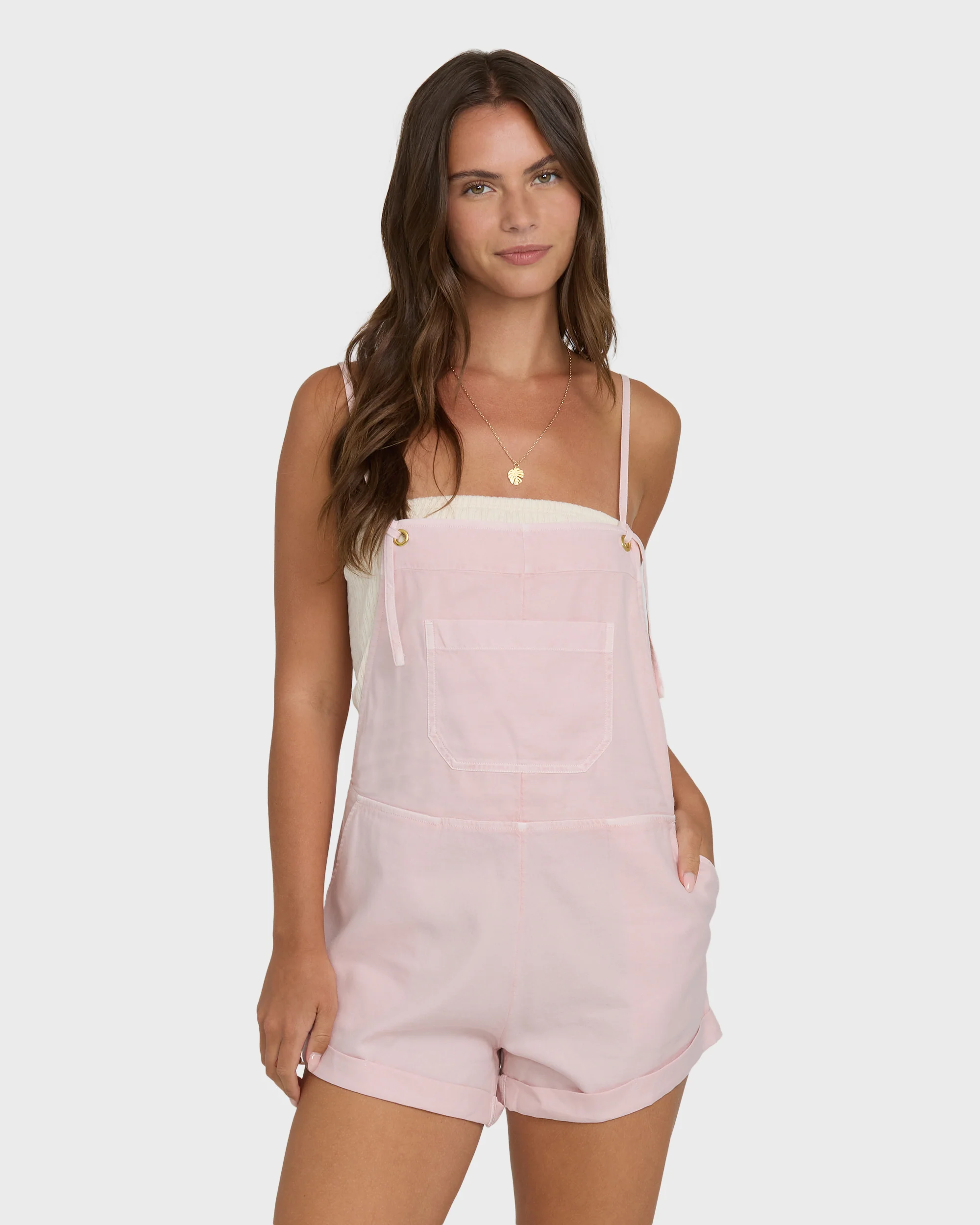 Wild Pursuit Solid Overalls - Rosewater