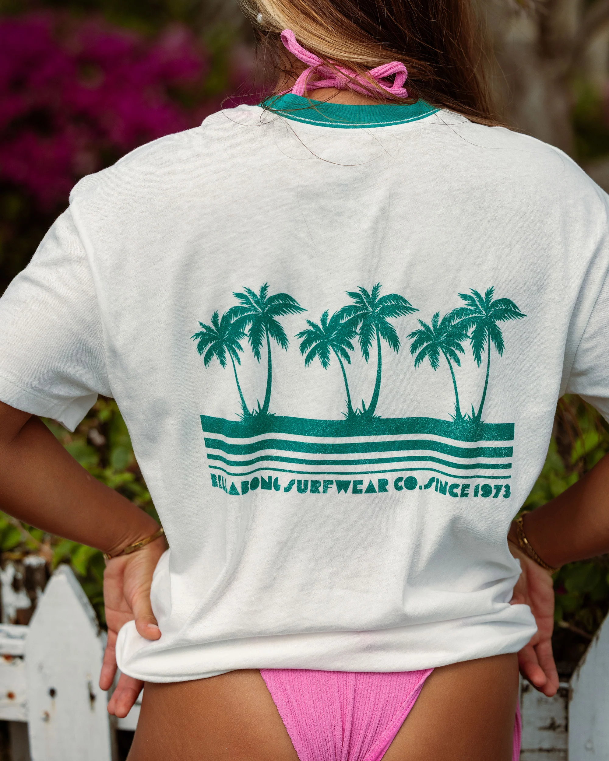 My Beach Club Short Sleeve T-Shirt - Salt Crystal - Image 2