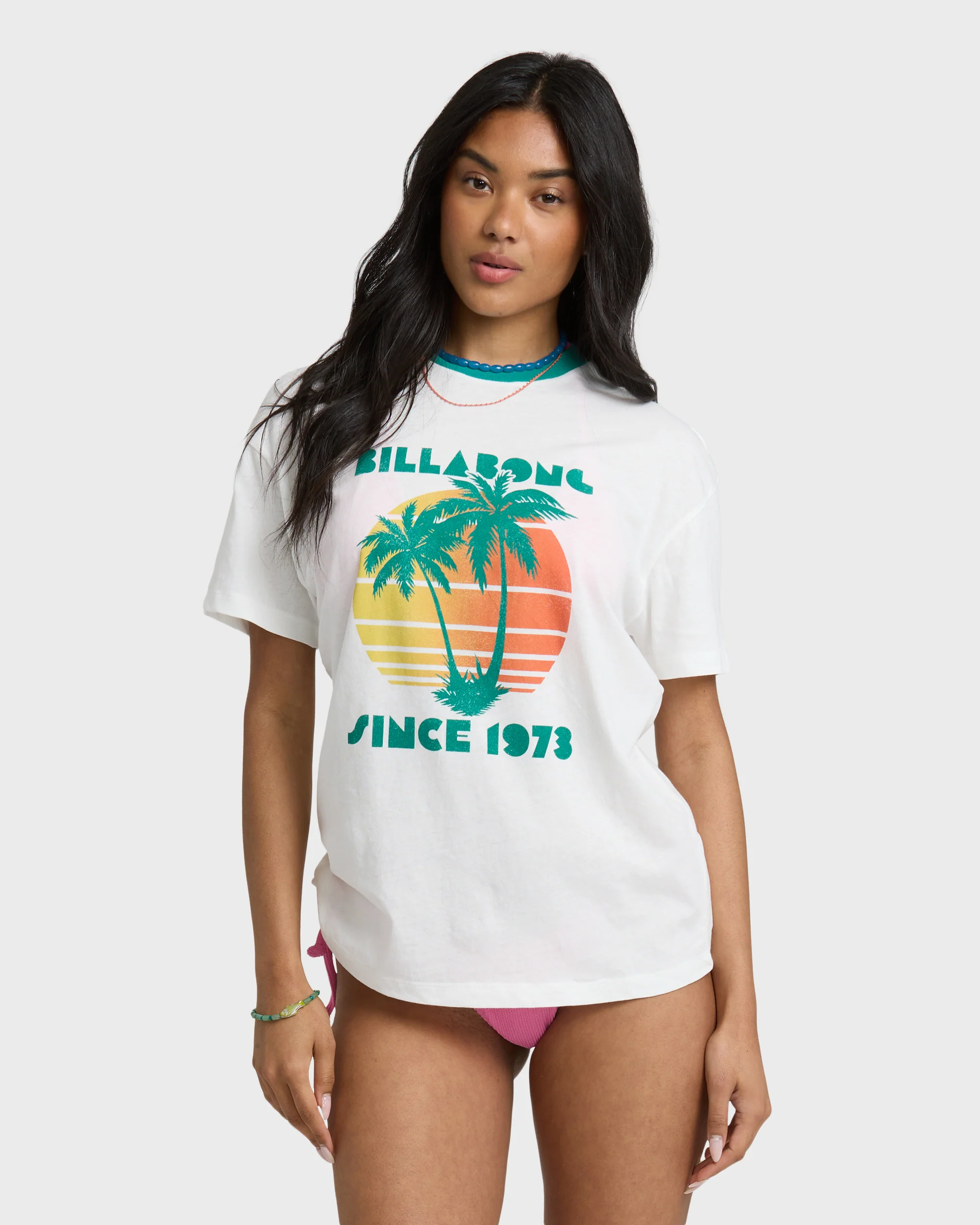 My Beach Club Short Sleeve T-Shirt - Salt Crystal - Image 3